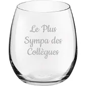 Royal Leerdam Drinkglas gegraveerd - 39cl - Le Plus Sympa des Collègues