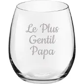 Royal Leerdam Drinkglas gegraveerd - 39cl - Le Plus Gentil Papa