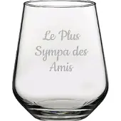 Pasabahce Drinkglas gegraveerd - 42,5cl - Le Plus Sympa des Amis