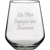 Pasabahce Drinkglas gegraveerd - 42,5cl - La Plus Sympa des Mamans