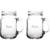 Fusion Drinkglas gegraveerd - 45cl - Tante & Oncle