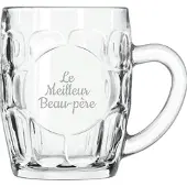 Libbey Bierpul gegraveerd - 55cl - Le Meilleur Beau-père