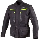 GMS Gear Zwarte Neon Textiele Motorjas Maat S