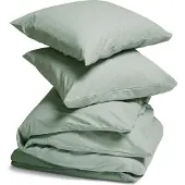 Yumeko Dekbedovertrek set Flanel 240x220 Groen - Eco, Bio & Fairtrade