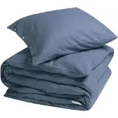 Yumeko Dekbedovertrek set Flanel 140x220 Blauw - Eco, Bio & Fairtrade