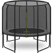 Magic Jump Fiber Grey trampoline 305 cm met veiligheidsnet