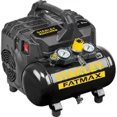 Stanley DST101/8/6 Compressor - 0,75kW - 8 Bar - 6L - 105L/min - Olievrij - Euro