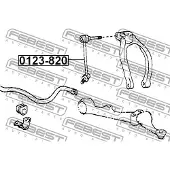 FEBEST 0123-820 Stabilisatorstang