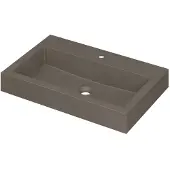 Ink Momento Meubelwastafel 70x45cm Quartz - 1 Kraangat - Beton - 8718835048983 - Rechthoekig - Wastafels, Meubelwastafels