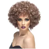 Smiffys Smiffy's Afro pruik - beige haar - krullen - seventies - carnaval - volwassenen