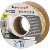 Fix-o-moll - Tochtband - E Profiel - 50m X 9 Mm - 2-3.5mm - Wit E-profiel