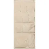 Ferm Living Canvas wall pockets opberger voor aan de muur 70x160 cm