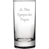 Fusion Longdrinkglas gegraveerd - 28,5cl - Le Plus Sympa des Papas