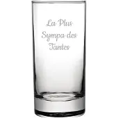 Fusion Longdrinkglas gegraveerd - 28,5cl - La Plus Sympa des Tantes