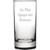 Fusion Longdrinkglas gegraveerd - 28,5cl - La Plus Sympa des Mamans