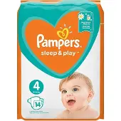 Pampers Sleep & Play maat 4 - 14 Stuks