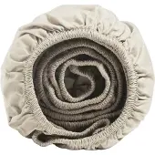 Yumeko Hoeslaken Percal Katoen 80x200 Beige - Eco, Bio & Fairtrade