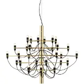 Flos 2097 Sarfatti kroonluchter LED Messing 30 lampen