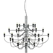 Flos 2097 Sarfatti kroonluchter LED Chroom 30 lampen