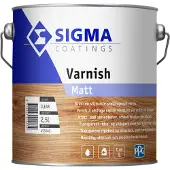 Sigma Varnish Ultra Matt - Op Kleur Gemengd - 2,5L
