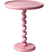 Pols Potten Side Table Twister Pink