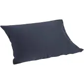 Yumeko Kussensloop Jersey Katoen 60x70 Blauw - Eco, Bio & Fairtrade