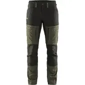 Blakläder Service werkbroek met stretch 14561845 | Groen/Zwart | Maat 58 - 7330509651001