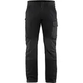 Blakläder Service werkbroek met 4-weg stretch 14221645 | Zwart/Donkergrijs | Maat 46 - 7330509735251