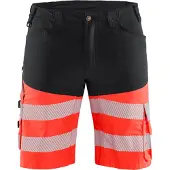 Blakläder Short met stretch High-Vis 15411811 | Zwart/High Vis Rood | Maat 60 - 7330509799567
