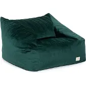 Nobodinoz Chelsea Velvet zitzak Jungle Green