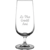 Fusion Bierglas op voet gegraveerd - 41cl - Le Plus Gentil Ami