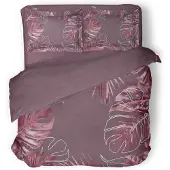 Linnick Dekbedovertrek katoen Sky - pink 240x200/220cm