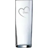 Arcoroc Gegraveerde longdrinkglas 31cl Oom met hartje