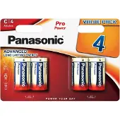 Panasonic C Cell batterij LR14PPG4BW (4 stuks) |