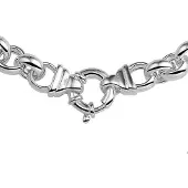 Trendjuwelier huiscollectie 1004575 Zilveren jasseron collier 11 mm