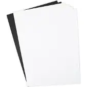 SIZZIX Surfacez Cardstock A4 Black/Ivory/White 60pcs