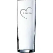 Arcoroc Longdrinkglas gegraveerd - 31cl - Bompa-hartje