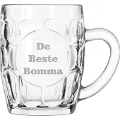 Libbey Bierpul gegraveerd - 55cl - De Beste Bomma