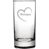 Fusion Longdrinkglas gegraveerd - 28,5cl - Bompa-hartje