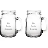Fusion Drinkglas gegraveerd - 45cl - De Beste Bomma-De Beste Bompa