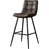 Tower Living Navarra barstool - Anthracite (Antraciet, 41x105x55cm)