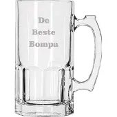 Libbey Bierpul gegraveerd - 1ltr - De Beste Bompa