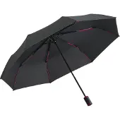 FARE Mini Style 5084 zakparaplu met handopening zwart magenta 98 centimeter