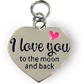 Miko Bedeltje - I love you to the moon - Charms for you