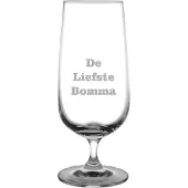 Fusion Bierglas op voet gegraveerd - 41cl - De Liefste Bomma