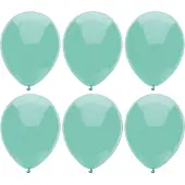 Haza Ballonnen verjaardag/feest - 300x stuks - mintgroen - 29 cm