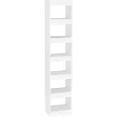 vidaXL Boekenkast/kamerscherm 40x30x198 cm wit