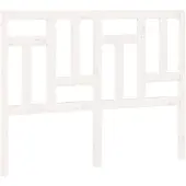 vidaXL Hoofdbord 145,5x4x100 cm massief grenenhout wit