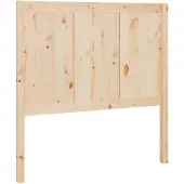 vidaXL Hoofdbord 95,5x4x100 cm massief grenenhout