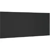 vidaXL Hoofdbord 200x1,5x80 cm bewerkt hout zwart